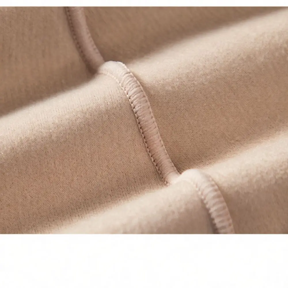 Brushed Velvet Thermal Tank Top With Bra Pads Seamless Warm Underwear Vest Women Winter Soft Base Layer Slimming Top