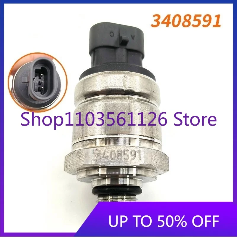 Hot Sale Excavator Engine Oil Pressure Sensor Switch Induction Plug 3408591 High-Quality Accessories for Construction Equipment