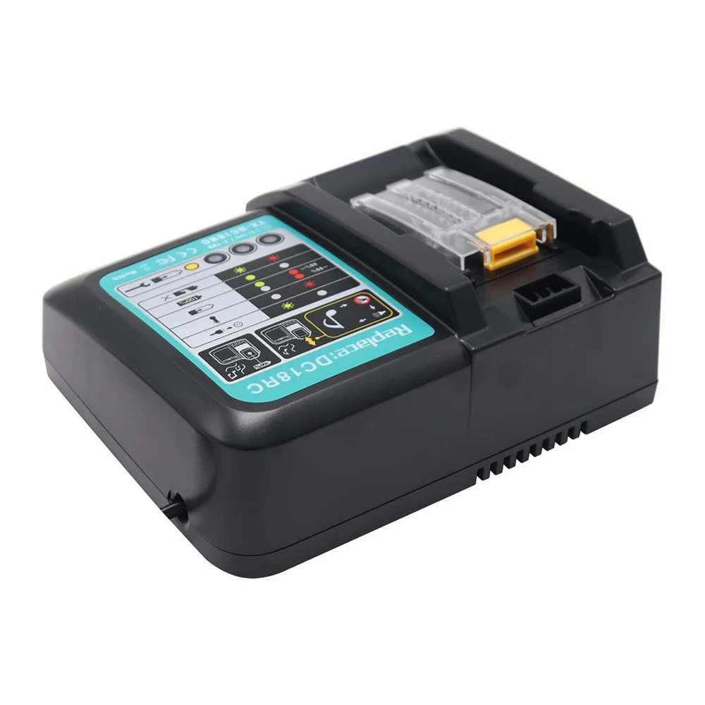 DC18RC Li-ion Battery 3A Charger for Makita 18V 14.4V BL1860B,BL1850B,BL1840,BL1830,BL1820,BL1415,BL1440 Power tool Charger