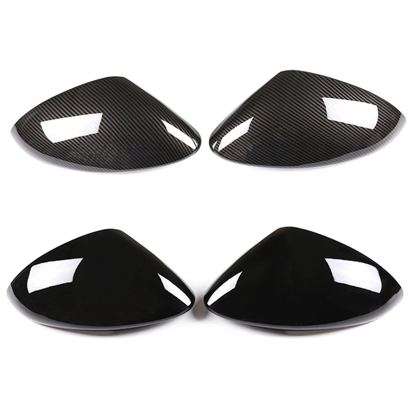 For Maserati Grecale 2022 2023 Car Rearview Cover Side Mirror Trim Decorate Sticker Parts Accessories (ABS Carbon Fiber Pattern)