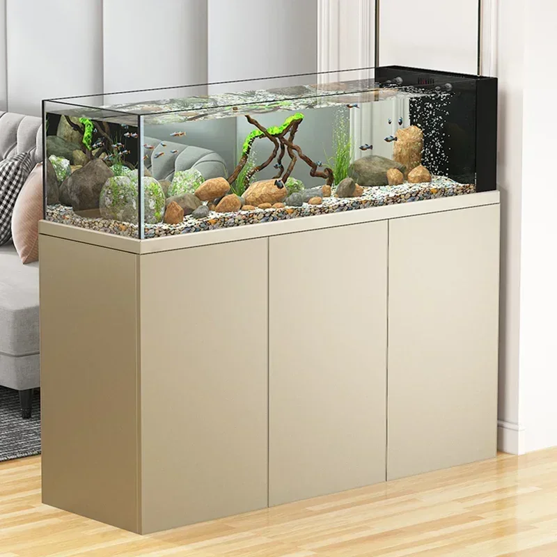 Originality Fish Tanks Aquariums Cabinet Multifunction Living Room Luxury Aquariums Modern Arowana Pet Products Acquario LLAQ
