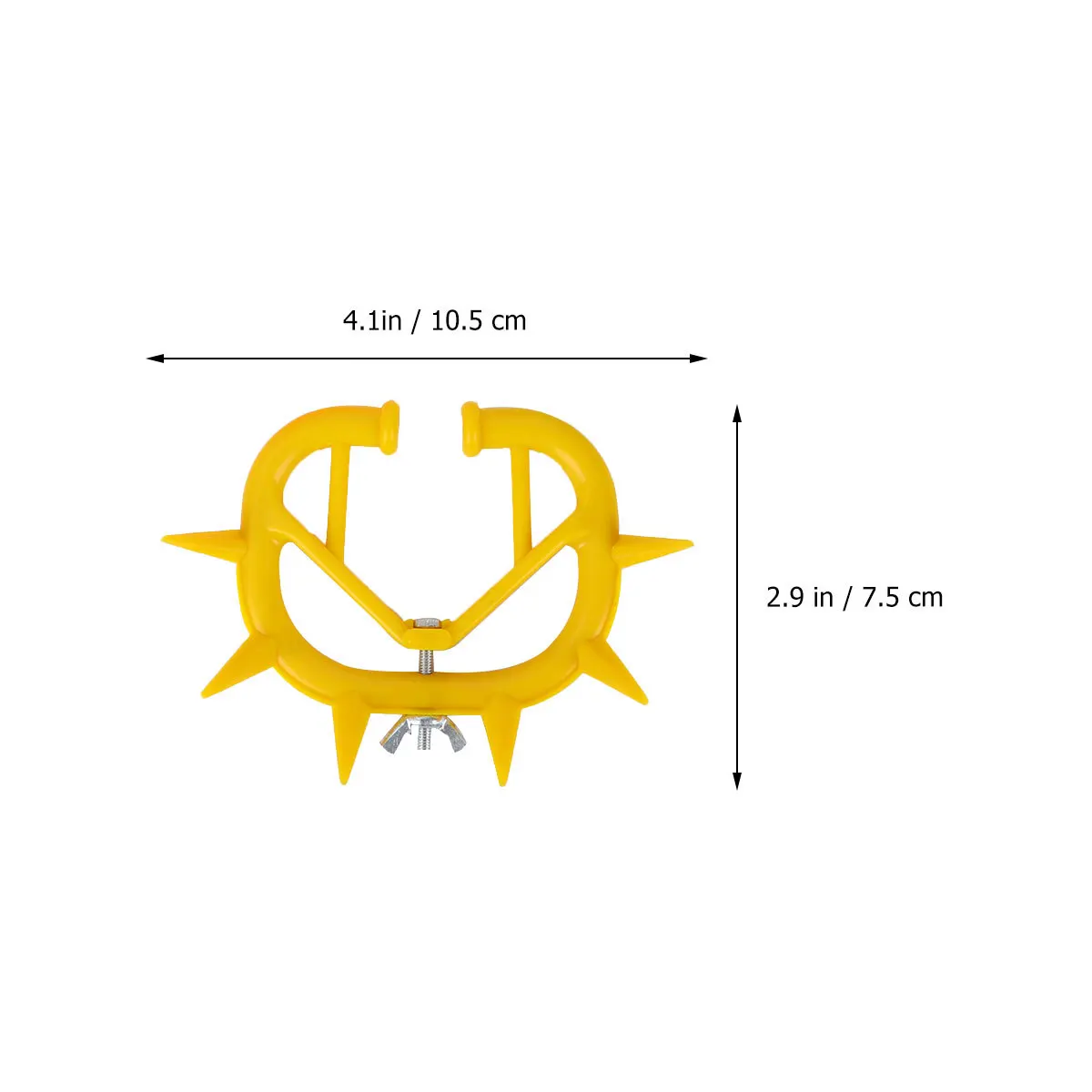 5Pcs Cow Nose Thorn Cattle Weaner Calf Weaning Tool Durable Plastic Stop Milk Feeding Prevent Licking Reduce Weaning Stress