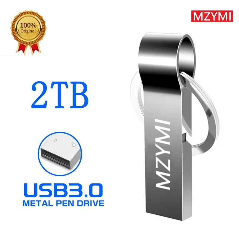 

MZYMI Original 128GB USB 3.0 Flash Drives 2TB High Speed Transfer Metal Pendrive Large Capacity Memoria Waterproof Stick