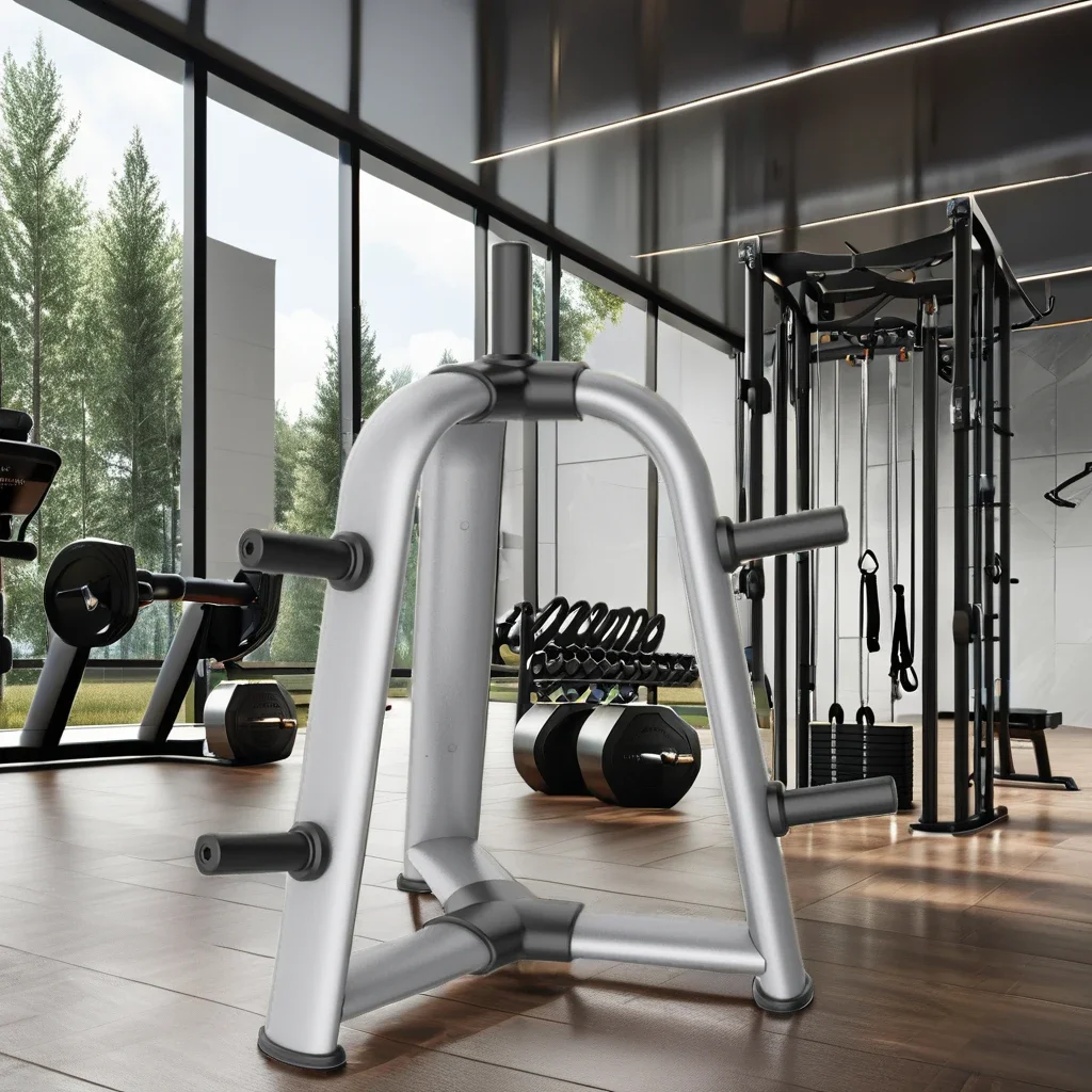 Newest Design Gym Machines Fitness Equipment Metal Barbell Racks and Weight Plate Tree Bench