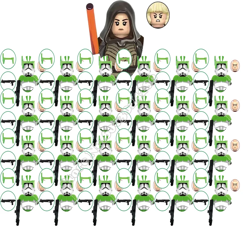 

Star Wars Minifigure25Pcs/Sets Ucs Series Drade Alpha klemmbausteine Captain Soldier Boy Captain Action Figures Mini Kids Toys