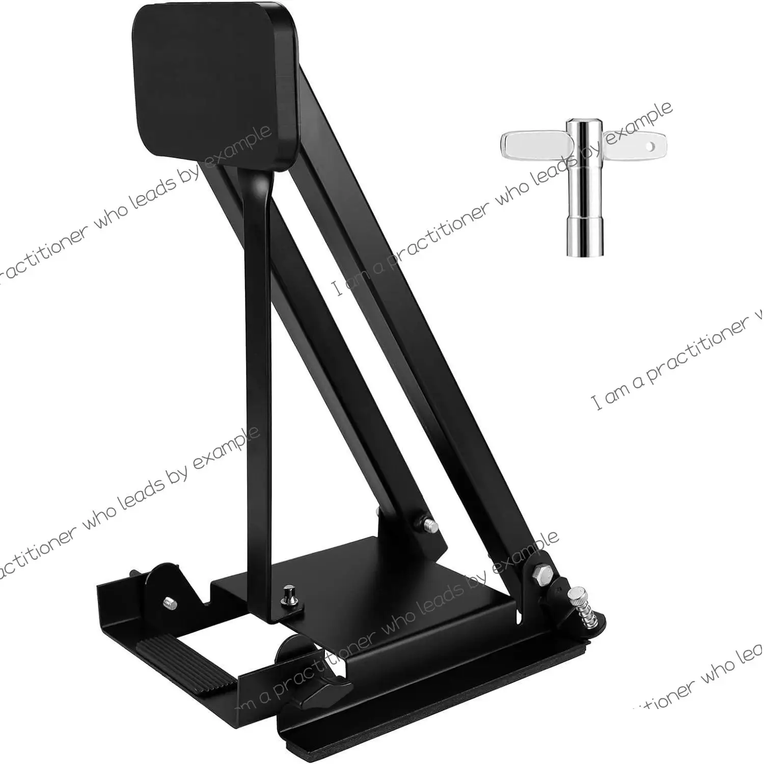 Rack kick drum trainer foldable design foot hammer beginner self-learning kick drum exerciser