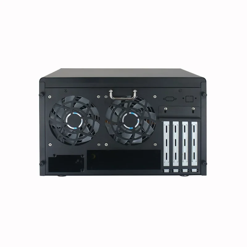 For Nas8 Bay Storage Server Full Height PCIE Card Slot MATX Motherboard Hot-swappable Chassis