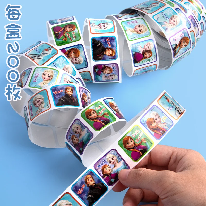 200pcs/box Disney stitch，Frozen ，Mickey Stickers , for handmade crafts, coffee cup adornment, kids' parties  gifts Frozen