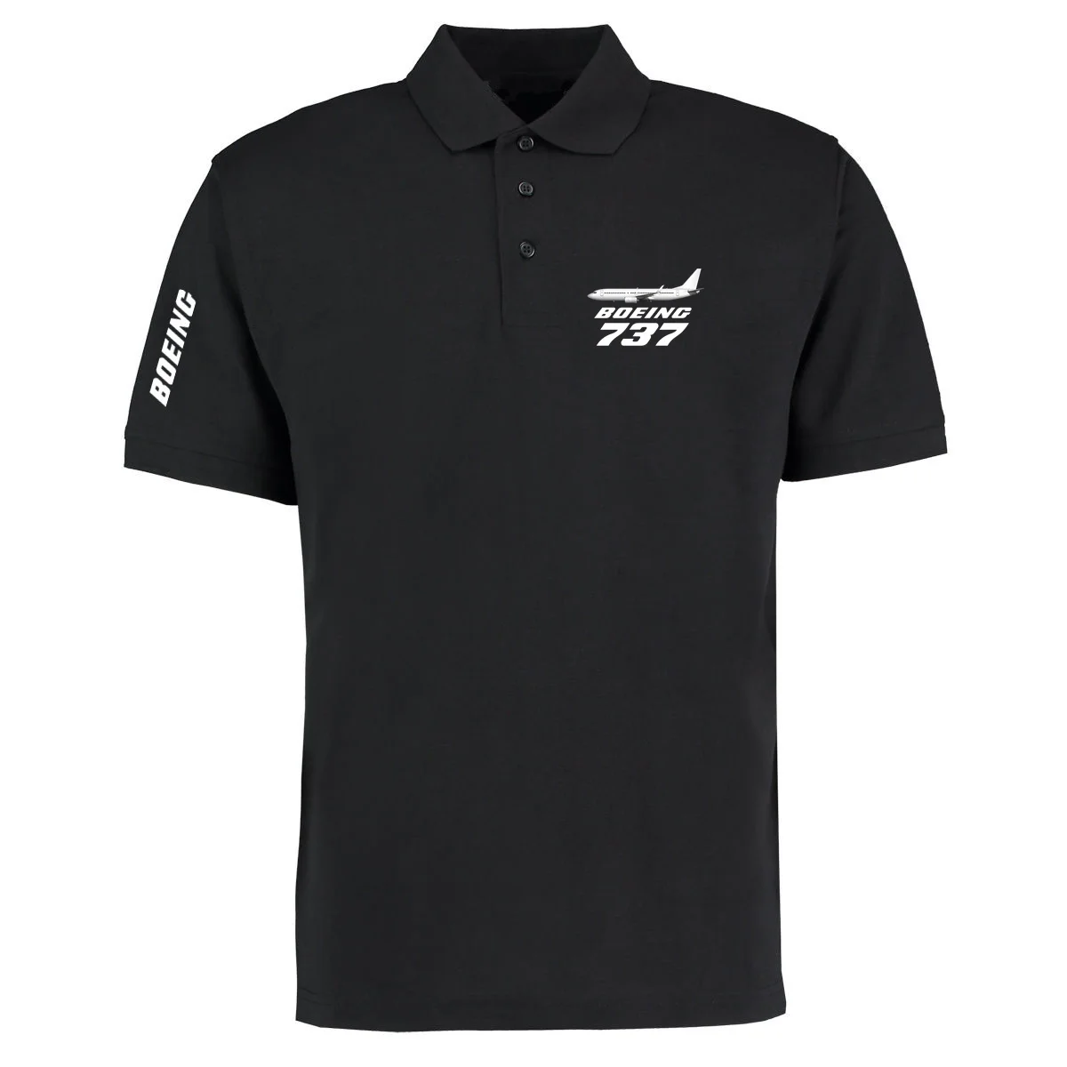 The Boeing 737 Aviation Aircraft Flight Pilots Cotton Men Polo Shirts T-Shirts Tops Tees