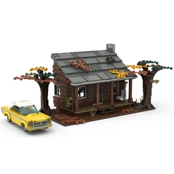 598PCS Evil Dead Knowby cabin Modular MOC Creative street view Model Building Blocks Architecture DIY Assembly Model Toys Gifts