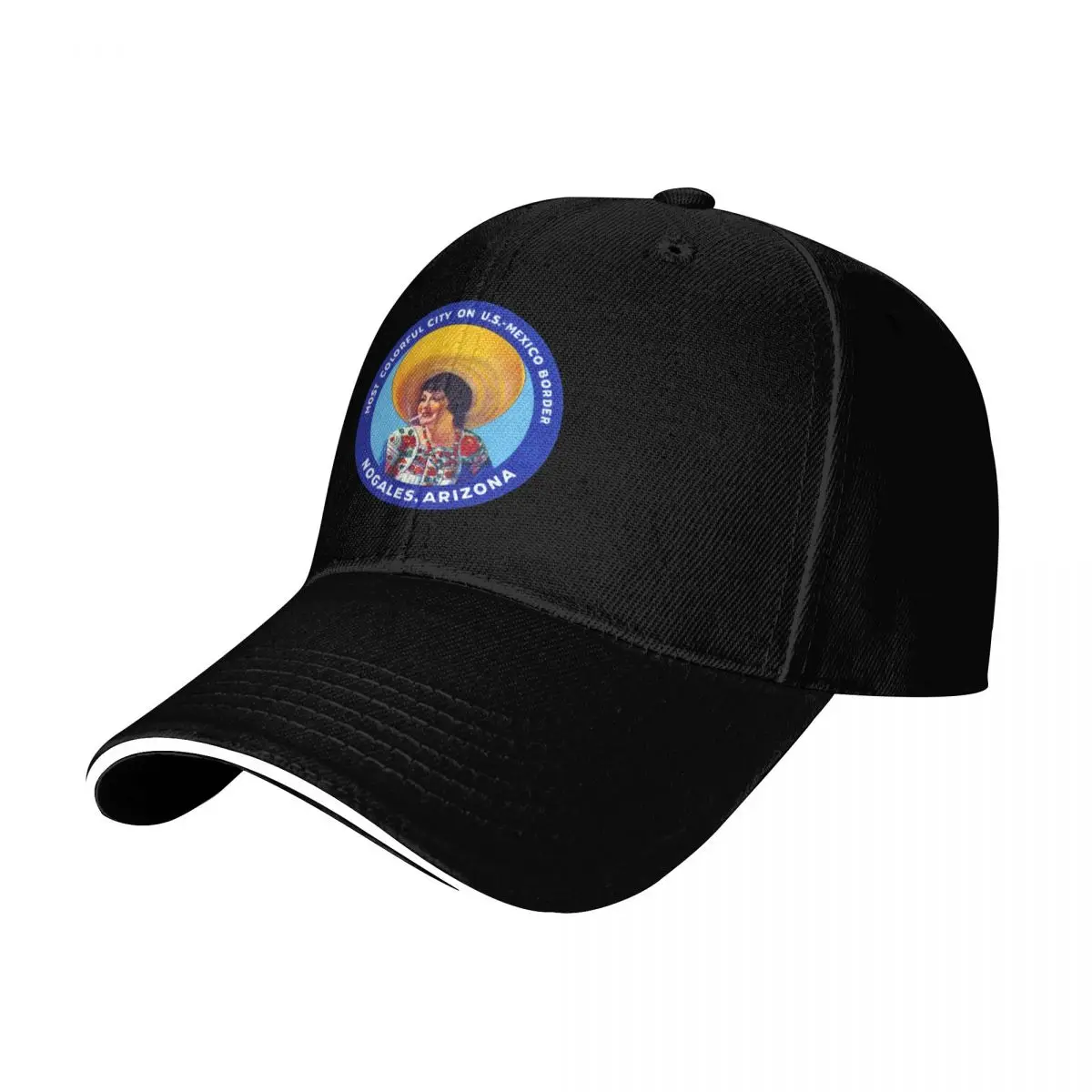 1940's Nogales Arizona Baseball Cap fun hats hats on offer Big Size Hat Women's Beach Visor Men's