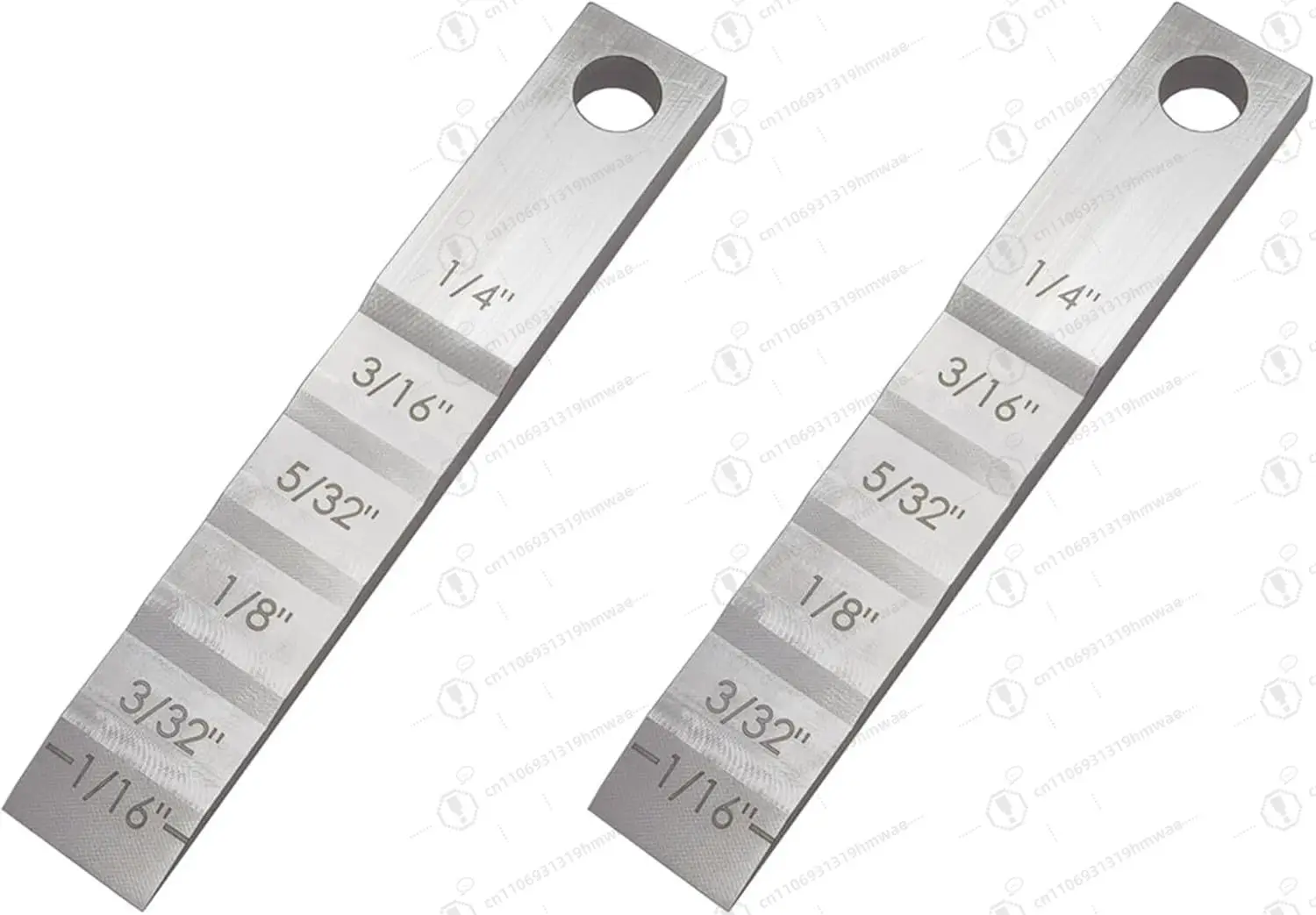 2 Stuks Pipefitter Gereedschap 2130 Kleine Pijp Spacer Wedge Getrapte Guage Stap Voelermaat Voor Pijp Afstand Lassen