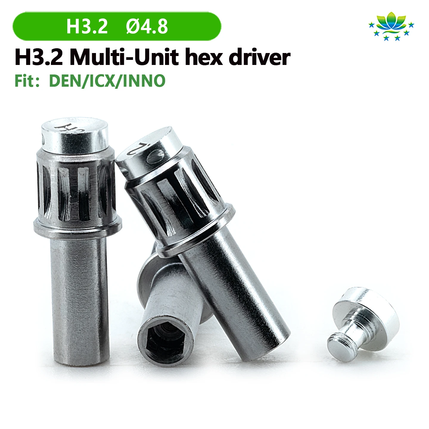 H3.2 Round Head Titanium Multi Unit Straight Abutment Driver Multi System Torque Screwdriver for Detnium ICX Dental System