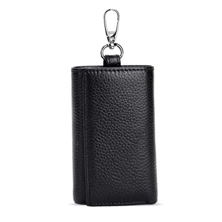 Keychain Key Holder Ring with 6 Hooks Snap Closure
