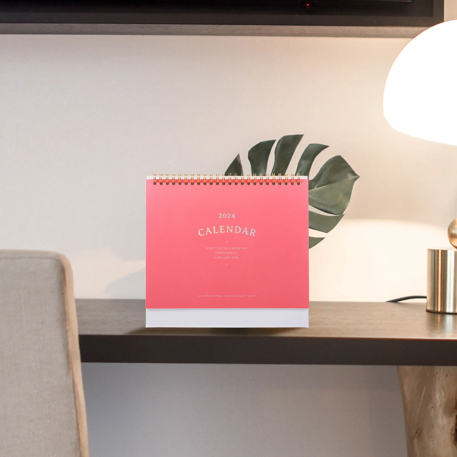 

1pc Dopamine Desk Calendar 2024 Monthly Planner Stand up Paper Ornament Home Office Supply Flip Design Desktop Schedule