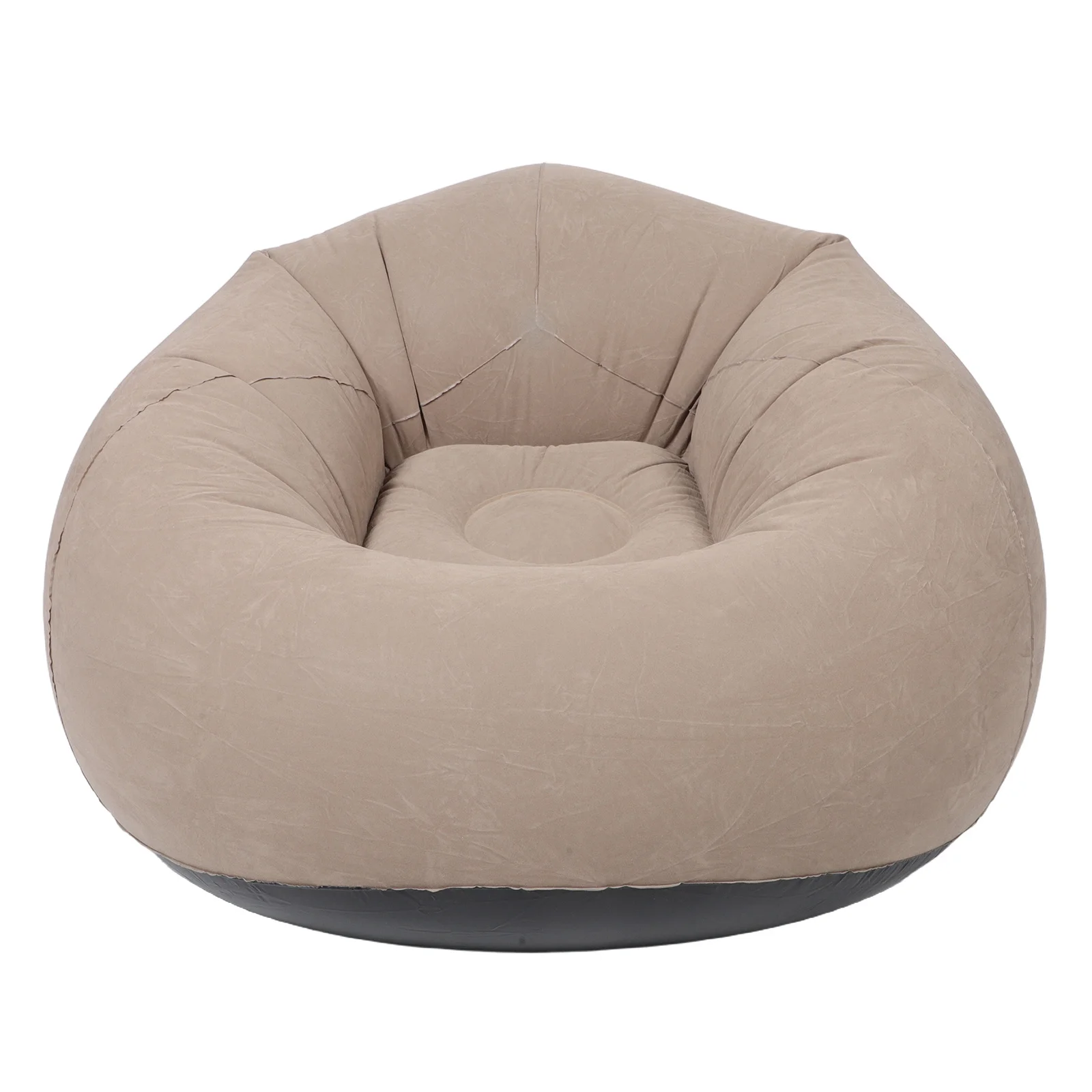 Inflatable Bean Bag Chair Lightweight Portable Camping Sofa Lazy Air Lounger Couch Comfortable Flocked Surface Outdoor