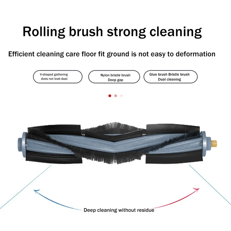 Sikat rol Filter Hepa suku cadang pengganti Robot penyedot debu penyapu Aksesori untuk Ecovacs X1