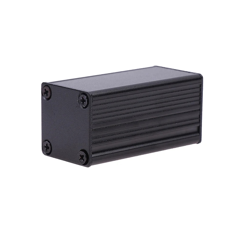 Black Aluminum Enclosure Case DIY Extruded Electronic Project Box 50x25x25mm For Power Supply Units 1PC