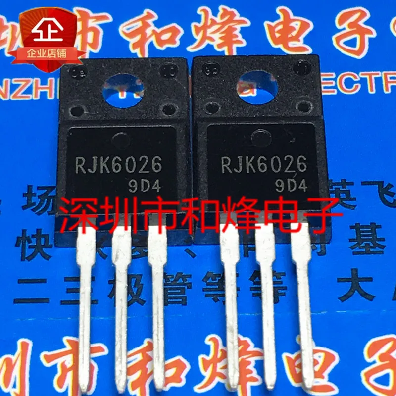 5PCS-10PCS RJK6026 RJK6026DPP-EO TO-220F 600V 5A ใหม่และต้นฉบับบนสต็อก