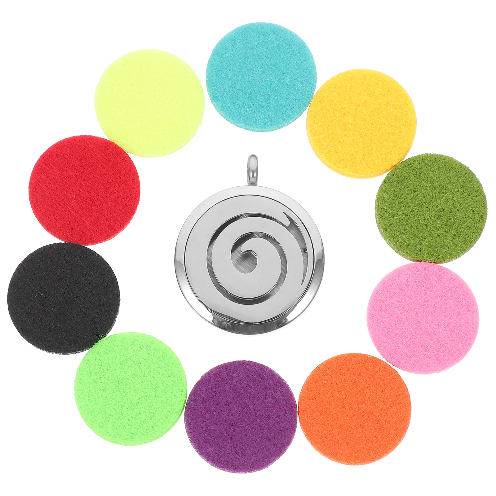 

Aromatherapy Pendant Charmed Scent Necklace Silver Diffuser Fragrance Fragrant Holder