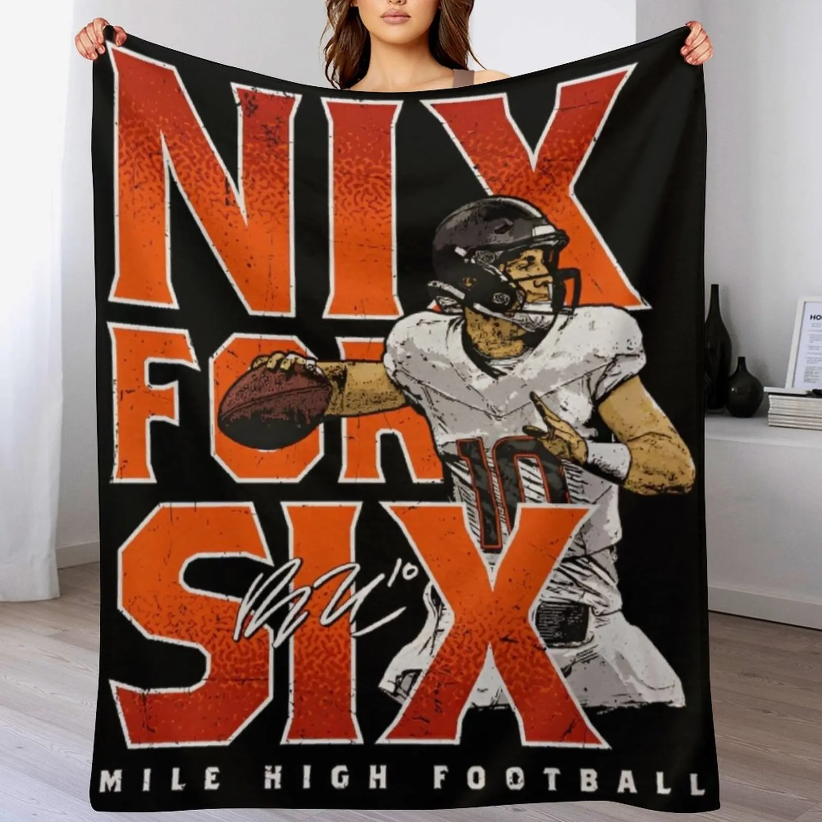 

Bo Nix For Six Throw Blanket Bed Luxury Heavy Cute Blankets