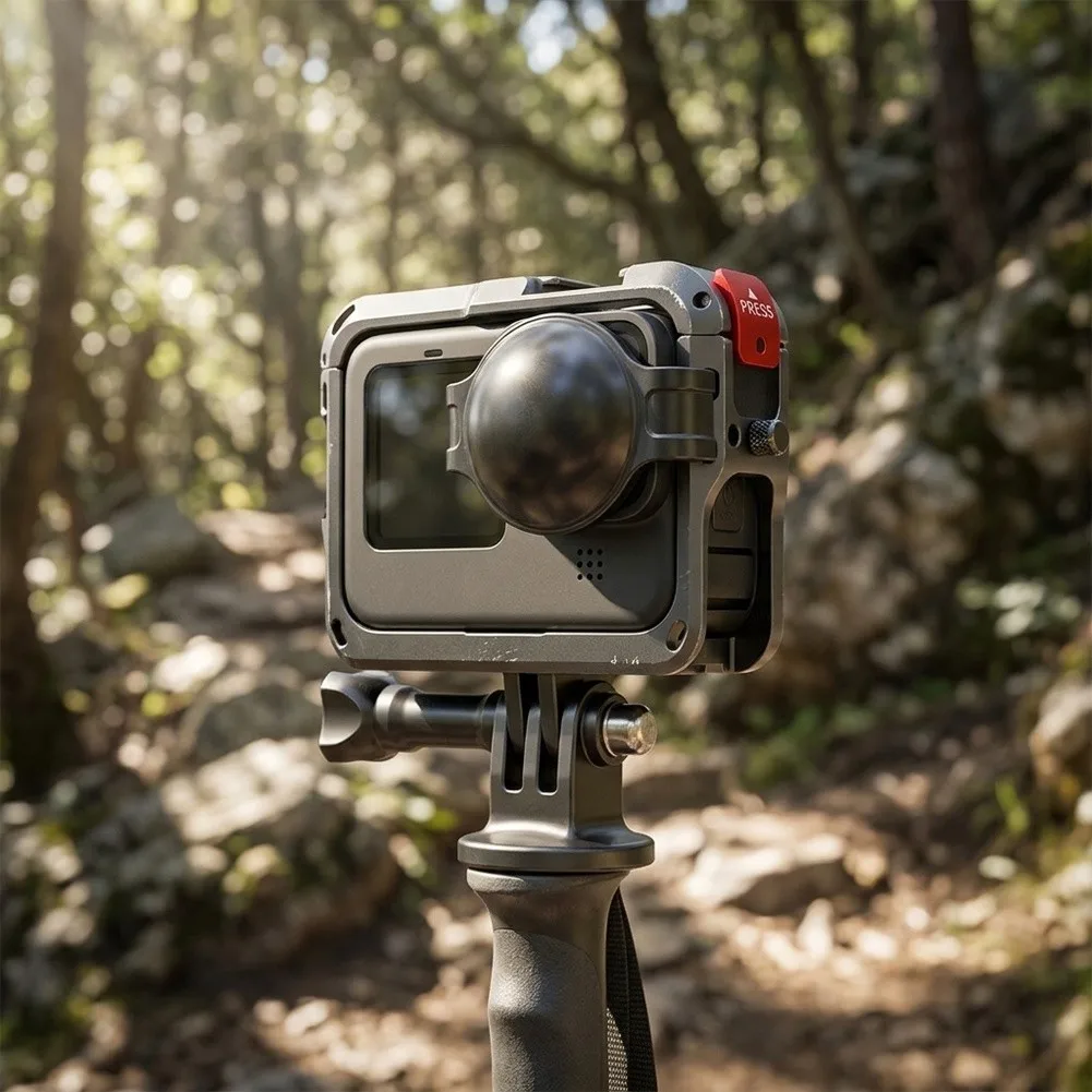 Camera Cage For Insta360 X6 With Silicone Lens Cover & Microphone Wind Muff Protective Frame CameraswwwAccessories
