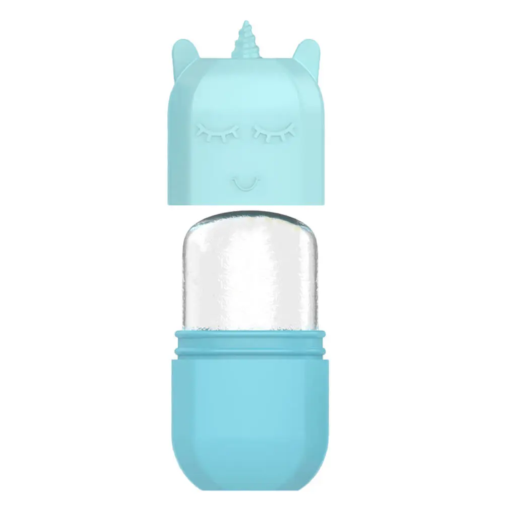 Silicone Unicorn Shape Durable Facial Massager Reduce Fine Lines Relieve Puffiness Skin Care Tool