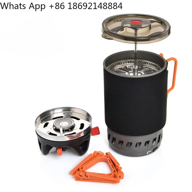 Outdoor energy-saving cooking system, energy-gathering heat collection camping coffee cup is available in stock.