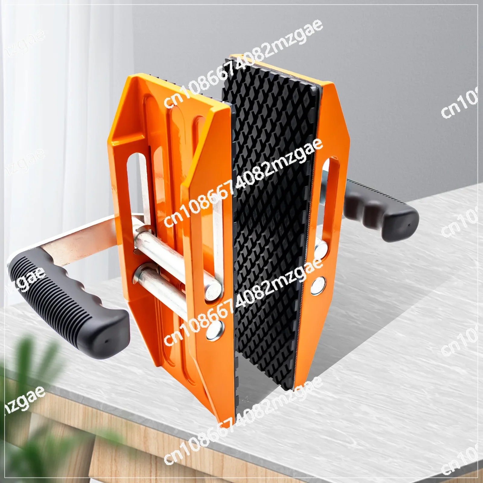 Glass Carrying Clip, Orange Yellow Aluminum Alloy Double-sided Tile Carrying Tool, Door Panel Stone Carrying Clip