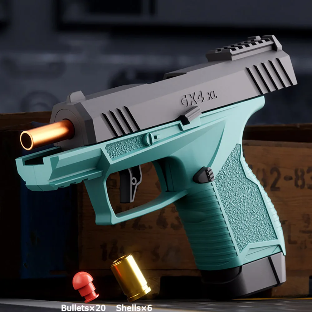 フィジェットトイガン GX4 シェルエジェクションガン おもちゃ ピストル 男の子向け 安全なおもちゃ 子供向け 誕生日プレゼント