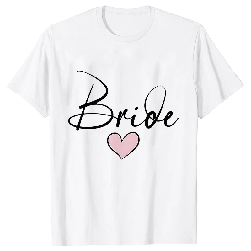 T-Shirt Team Bride atasan pesta lajang kaus ibu dari pengantin wanita & mempelai pria blus mandi pengantin kaus pertunangan pernikahan