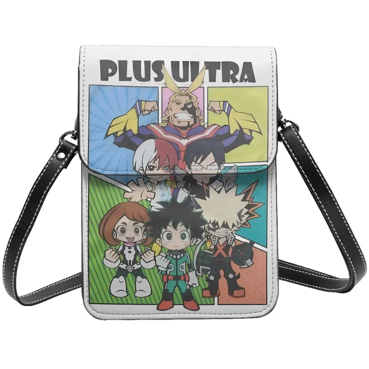 

Аниме My Hero Academia Кошелек через плечо Сумка для мобильного телефона Сумка на плечо Кошелек для мобильного телефона Регулируемый ремень