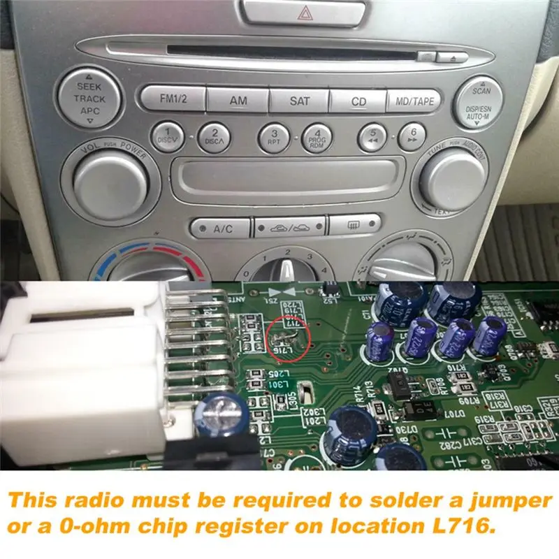 Car Audio MP3 Input AUX USB Adapter CD Changer For Mazda 3 5 6, MPV, CX7, Demio Miata/MX5 1 Piece view 4