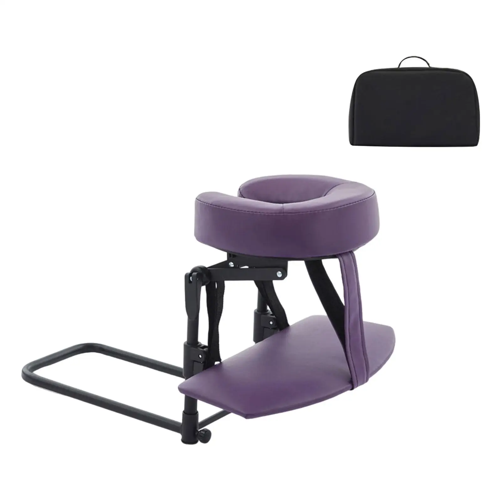 Headrest for Bed Face Cradle with Storage Bag, Face Pillow Cradle Support, Multi Function for Office SPA