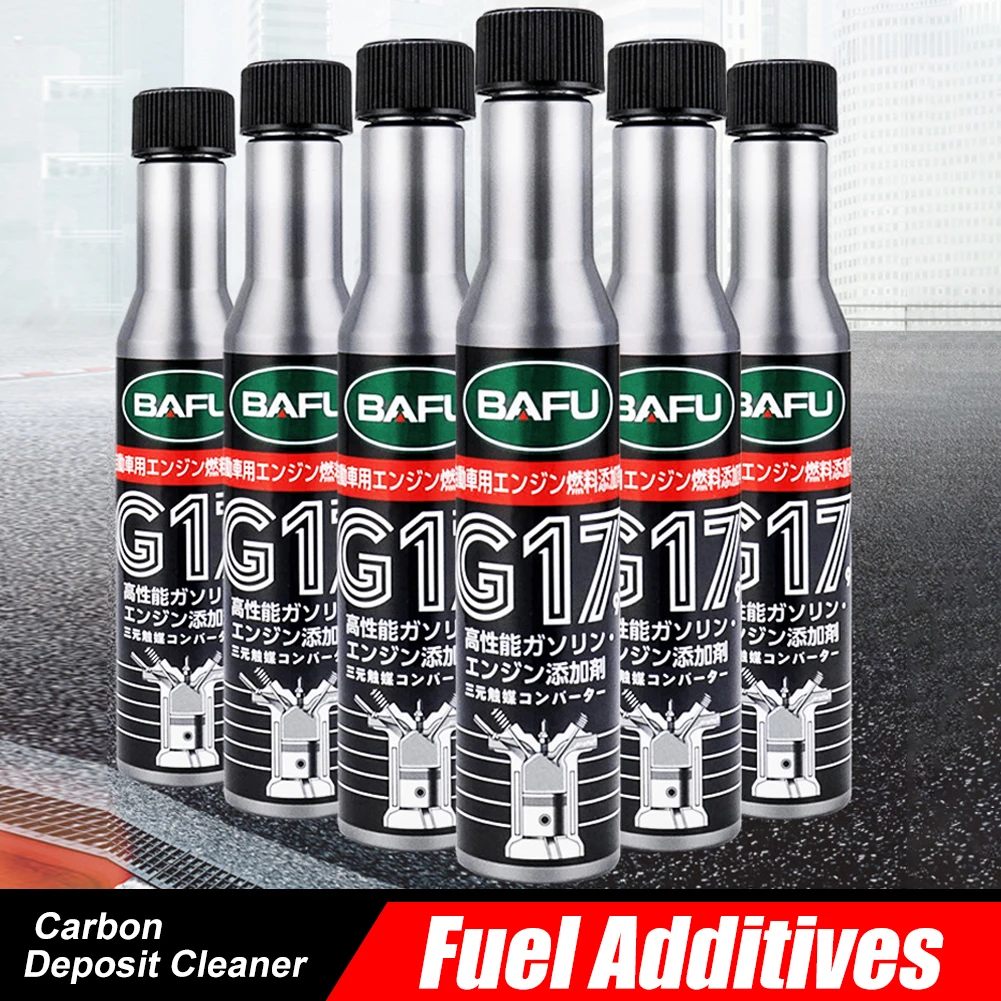 

6pcs Universal Car Fuel Gasoline Cleaner Gas Oil Additive Remove Engine Carbon Deposit Arbon Deposit Increase Power Fuel Saver