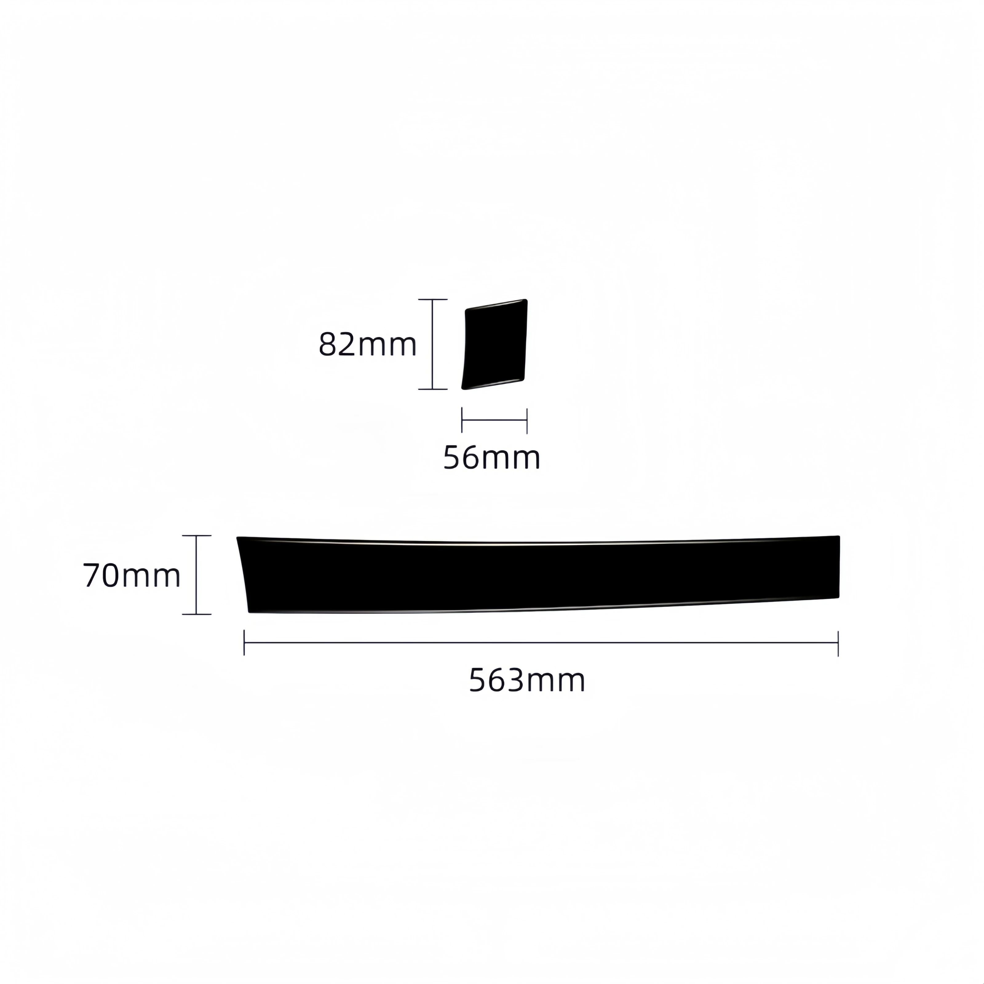 لسيارات BMW 5 Series E60 2004-2007 اكسسوارات السيارات البيانو الأسود الداخلية السيارات المشارك الطيار لوحة القيادة غطاء الكسوة أعواد تزيين #6