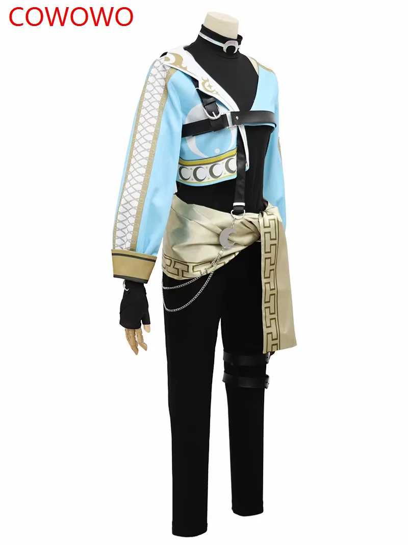 COWOWO aux- Costume de cosplay de carnaval, jeu de streamer bimensuel d'Eiden, magnifique uniforme imbibé, tenue de fête d'Halloween, unisexe