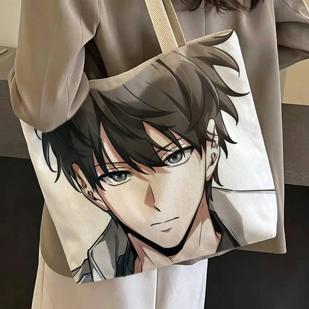 Manhwa O-Omniscient Reader K-Kim Dokja ORV Canvas Tote Bag Spacious Durable Shoulder Bag with and Classic Perfect for Work