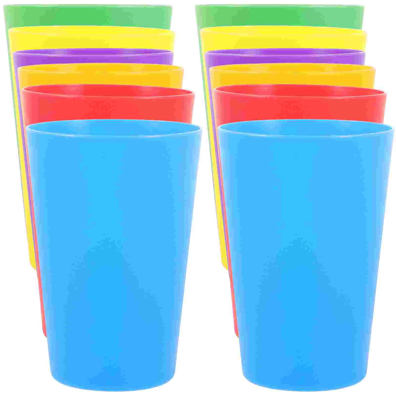 Taza de plástico de 12 piezas para niños, juguetes para beber, taza de agua Pp, cepillo de dientes para niños al aire libre