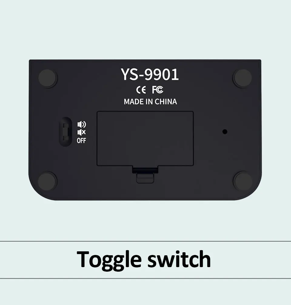 YS9901/YS902 Mehrzweck Tragbare Professionelle Schachuhr Digitale Schachtimer Spieltimer – Detail 15