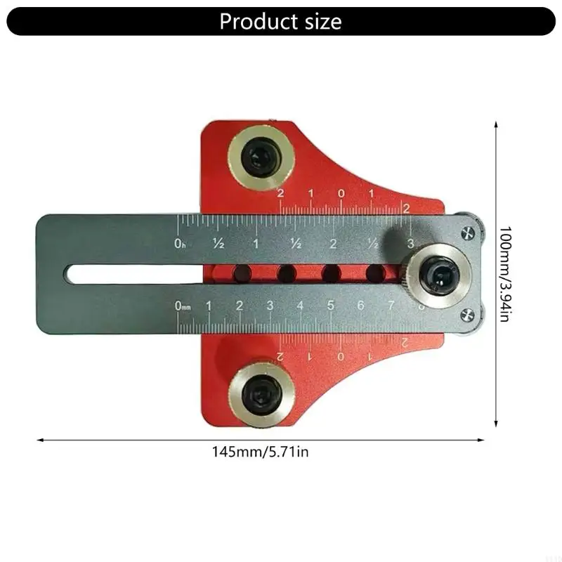 Y1AD Professional Table Sawing Jig Guide สำหรับแถบบาง ๆ ตัดงานไม้ที่ปรับได้