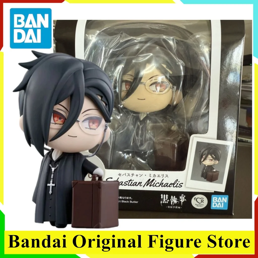 

Original BANDAI Black Butler Anime Sebastian Michaelis Tekupiku Action Figurine Toys PVC Model Figuarts Collection