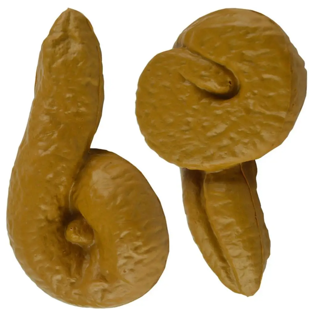 

Funny Simulated Stool Poop Pranks Fake Human Props Realistic Color Texture Toy Novelty Gifts