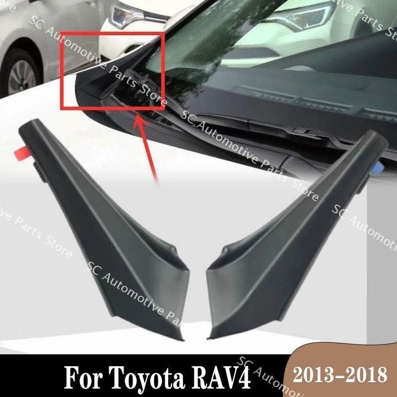 

For Toyota RAV4 2013 2014 2015 2016 2017 2018 53867-42020 53866-42020 Car Windshield Cowl Wrap Corner Trim Wiper Trim Cover Lid