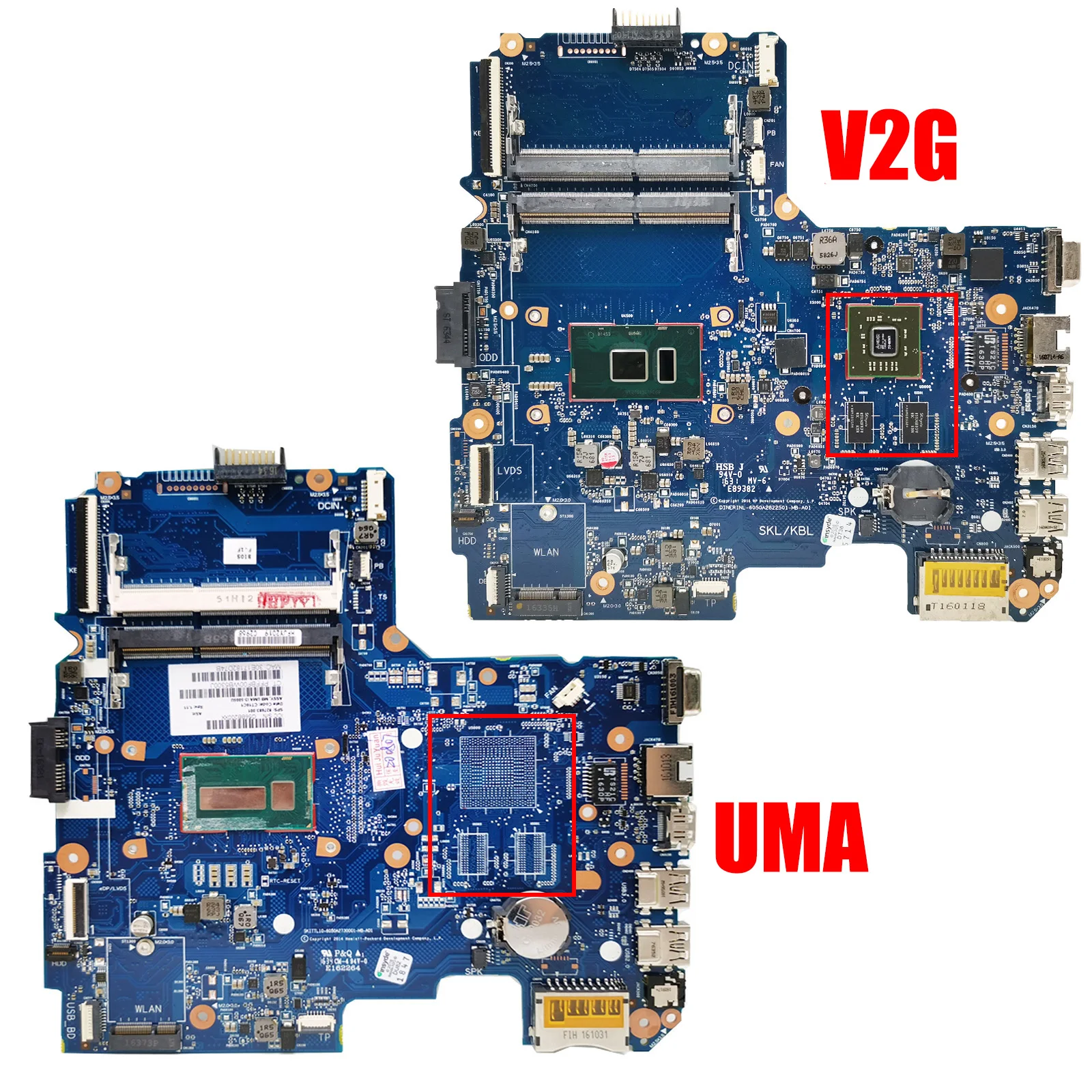 6050A2822501 Mainboard For HP Pavillion 14-AM 14-AR 14-AC 240 G5 Laptop Motherboard With I3 I5 I7 5th-6th Gen CPU V2G