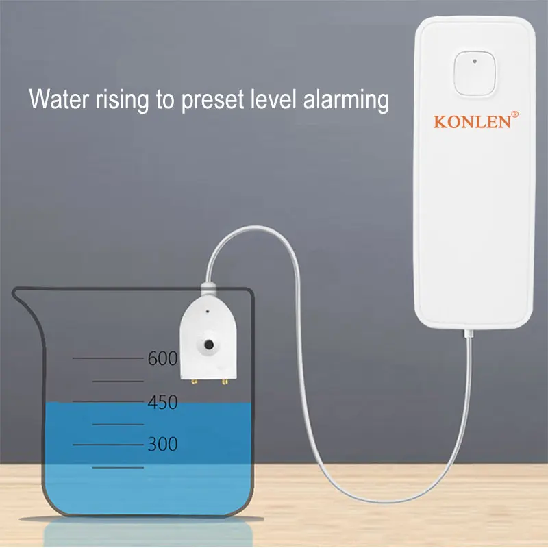 WIFI Water Leak Sensor Flood Leakage Level Buzzer Alarm Detector Tank Bathroom Overflow Home Protection Tuya Smart Life Alert