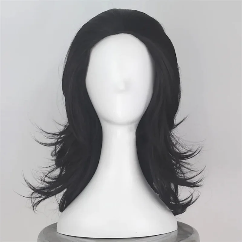 Loki Cosplay Wigs Loki Black Curly Heat Resistant Synthetic Hair Comic Loptr Role Olay Party Wigs