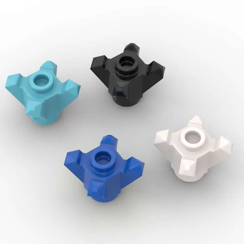 

MOC 10 шт. часть кирпича 11127 рок 1x1 хрустальный камень 4 очка строительные блоки совместимые 30153 алмазный драгоценный камень DIY игрушки подарки для детей