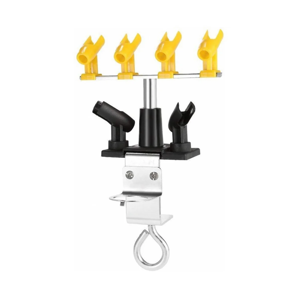 

Airbrush Holder Kits Universal Clamp-on 6 Paint Airbrush and 1 Regulator 360Degree Efficient Work