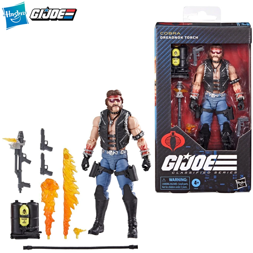 In-Stock Hasbro G.I. Joe Classified Series No.123 Dreadnok Torch Nice 15 cm Action Anime Solider Figure Model Collection Toys